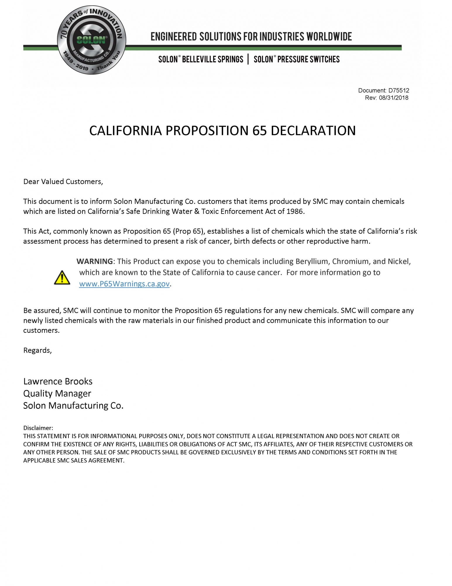 proposition 65